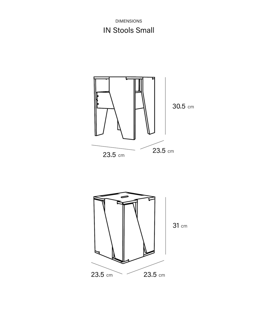 IN | Stackable stools