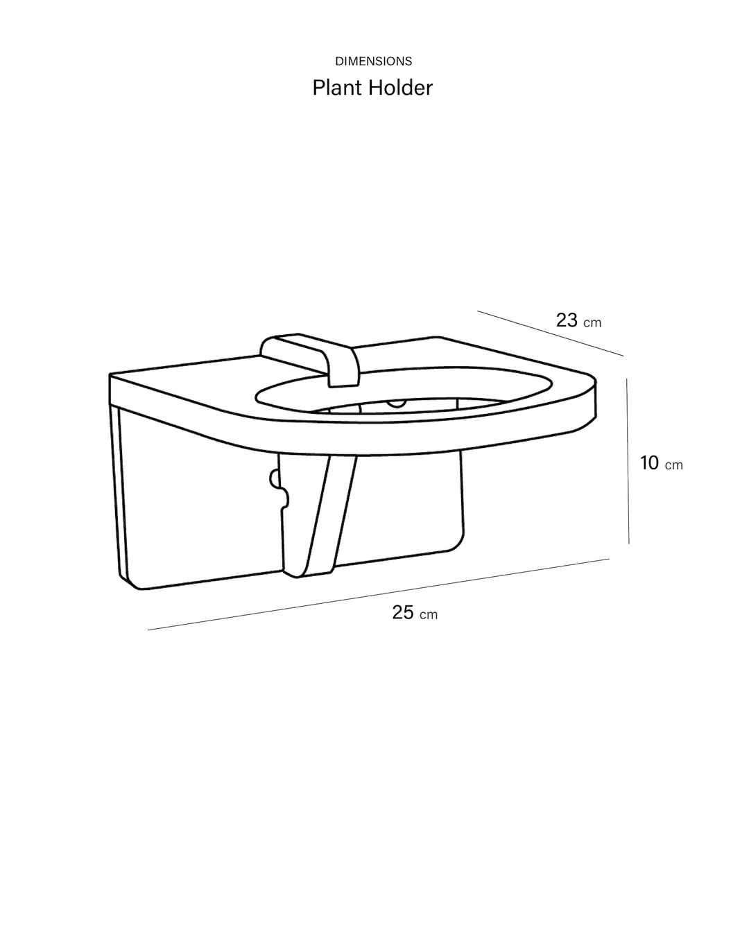 plano colgador de pared para plantas