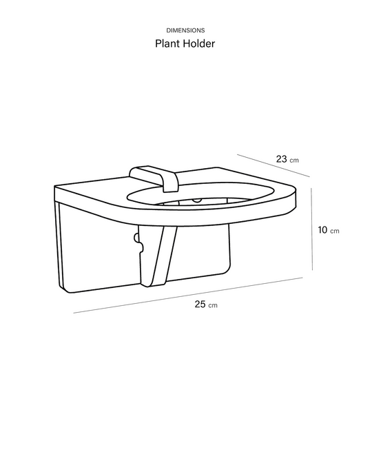 plano colgador de pared para plantas