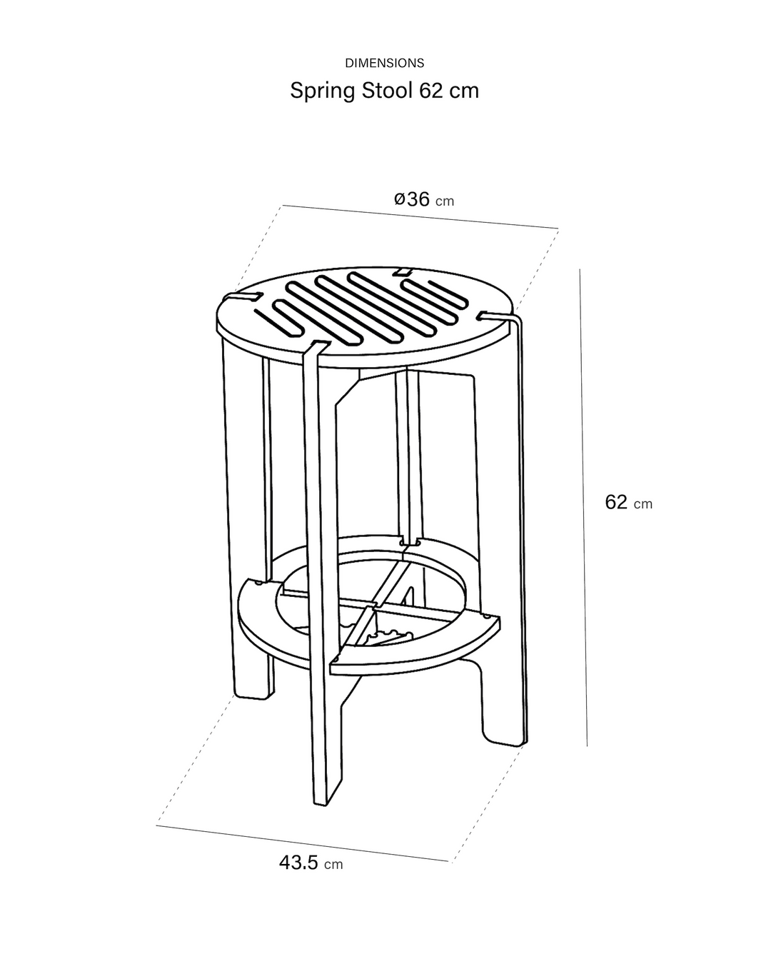 Spring Objects Stool Spring stool - Hoioh Design