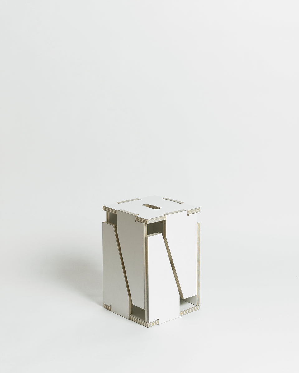 IN #1 | Stackable stools - S - White